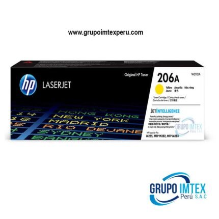 Toner HP W2112A (206A) L.J. M255 Yellow 1,250 PGS - Imagen 2