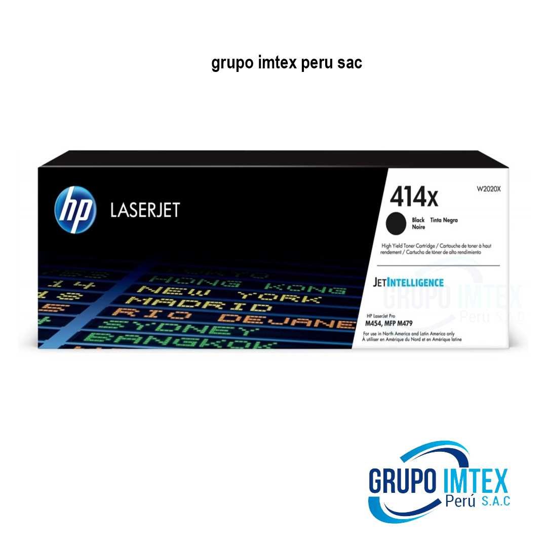TONER HP W2020X (414X) L.J. M454 BLACK 7,500 PGS