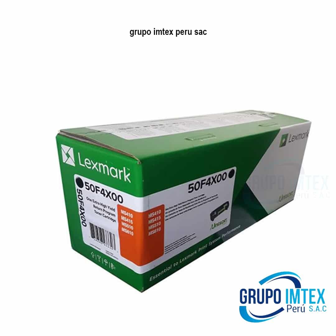 TONER LEXMARK 50F4X00 504X 10,000 PAG
