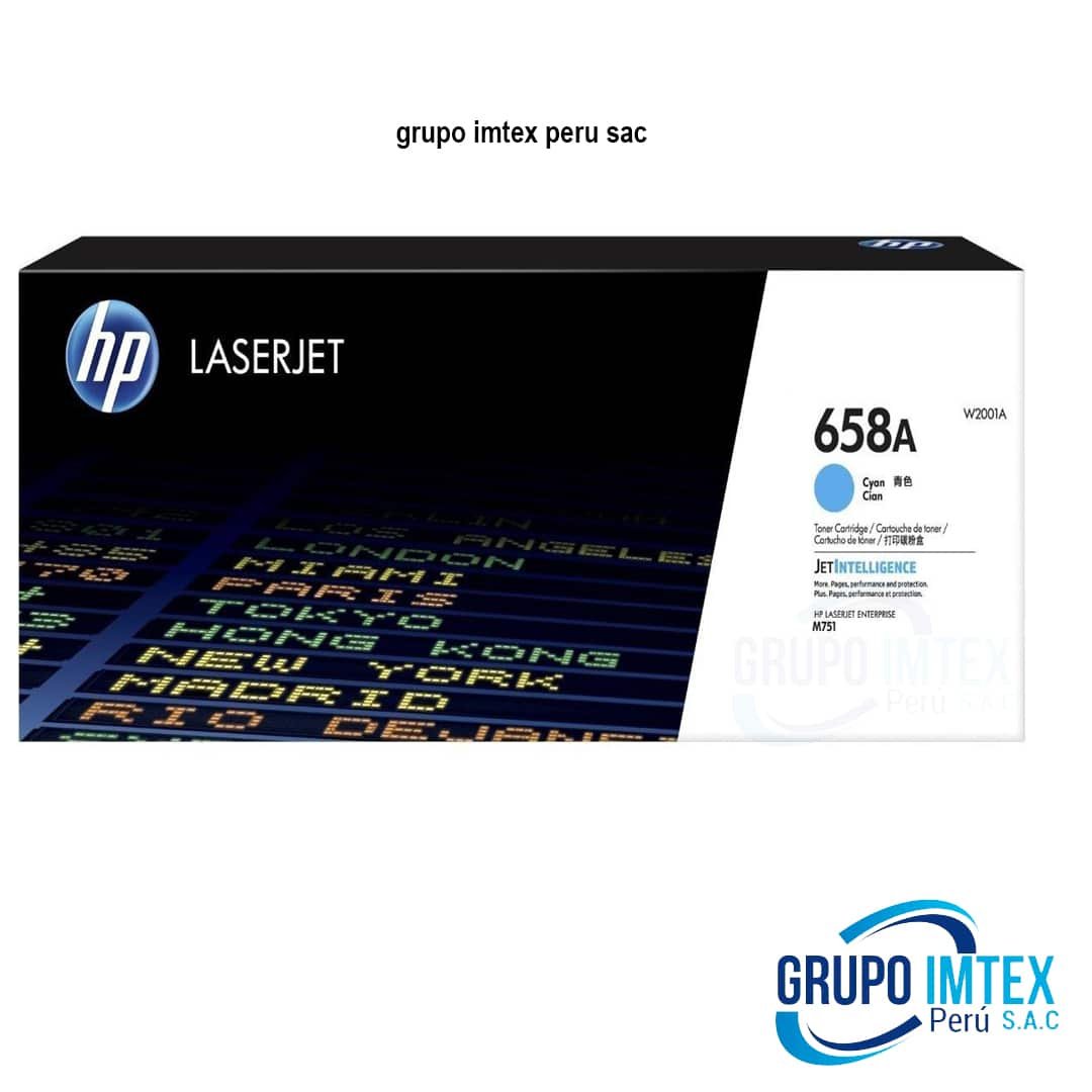 TONER HP W2001A (658A) L.J. M751 CYAN 6,000 PGS