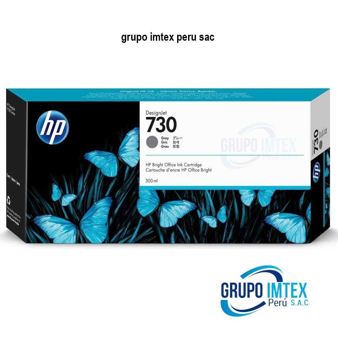 TINTA HP P2V72A (730) 300ML GRAY