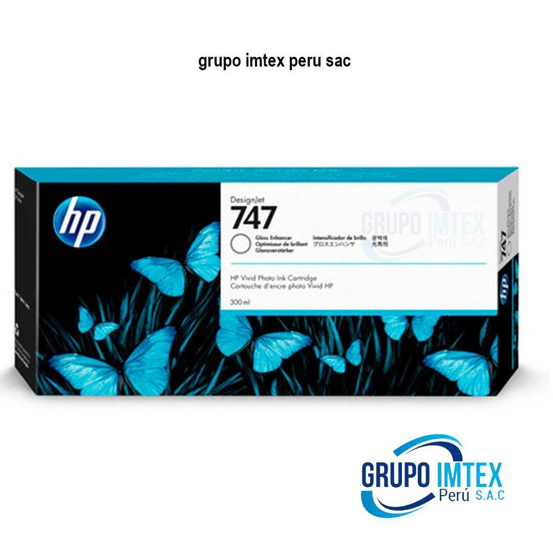 TINTA HP P2V87A (747) 300ML GLOSS ENHANCER PARA Z6 Z9