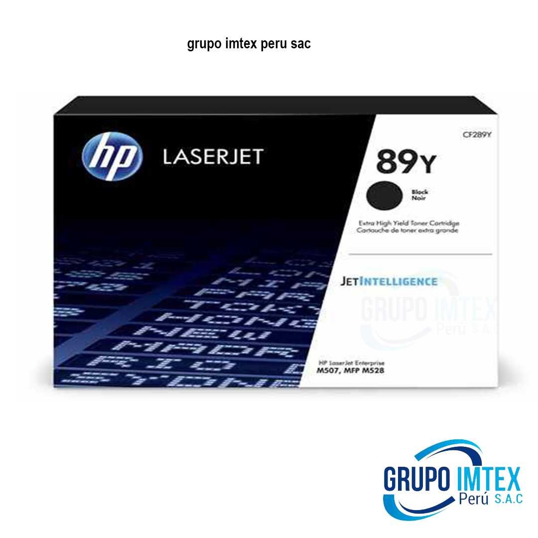 TONER HP 89y CF289Y L.J.E M507 NEGRO 20K PAG
