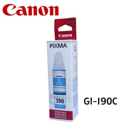 Botella De Tinta Canon GI-190 Cyan Pixma G2100, G2101, G2110, G2111