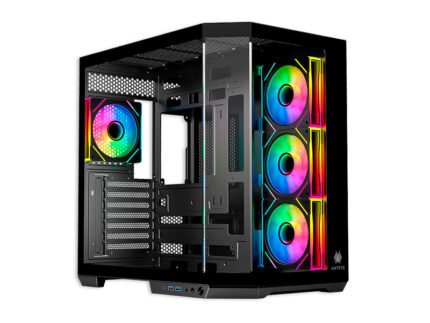 CASE ANTRYX FX 800 INFINITY ARGB FAN X4 USB TIPO-C (AC-FX800K) BLACK S/FUENTE