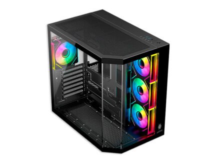 CASE ANTRYX FX 800 INFINITY ARGB FAN X4 USB TIPO-C (AC-FX800K) BLACK S/FUENTE - Imagen 2