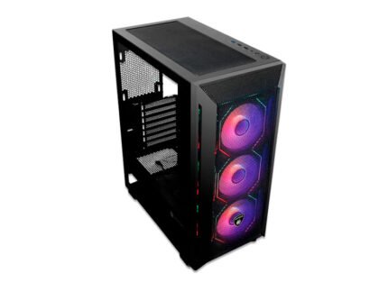CASE ANTRYX RX 550 ARGB FAN X3 VIDRIO TEMPLADO AC-RX550K  S/FUENTE - Imagen 2