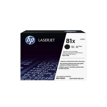 Toner HP 81X CF281X MFP M630 Negro 25K PAG. - Imagen 2