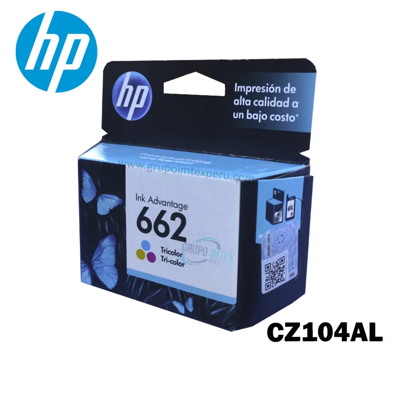 Cartucho De Tinta Tricolor Hp 662  Cz104Al  Original
