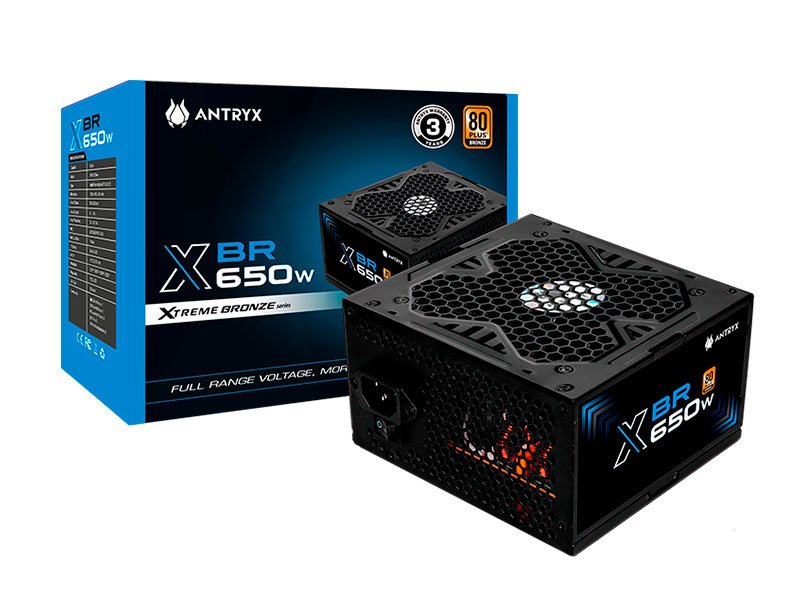 FUENTE DE PODER ANTRYX XBR-650 80 PLUS BRONZE 650W
