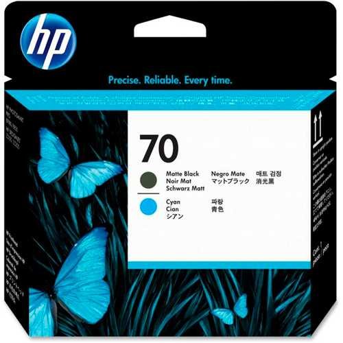 CABEZAL HP 70 C9404A MATTE BLACK Y CYAN