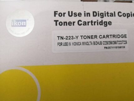 TONER KONICA MINOLTA TN-223 COMPATIBLE BIZHUB C226/256/266/7222/7226 YELLOW - Imagen 2