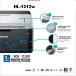 IMPRESORA LASER BROTHER HL1212W - Imagen 2