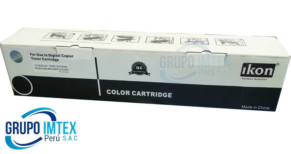 TONER KONICA MINOLTA BIZHUB C221/281/223/283 TN-220 NEGRO