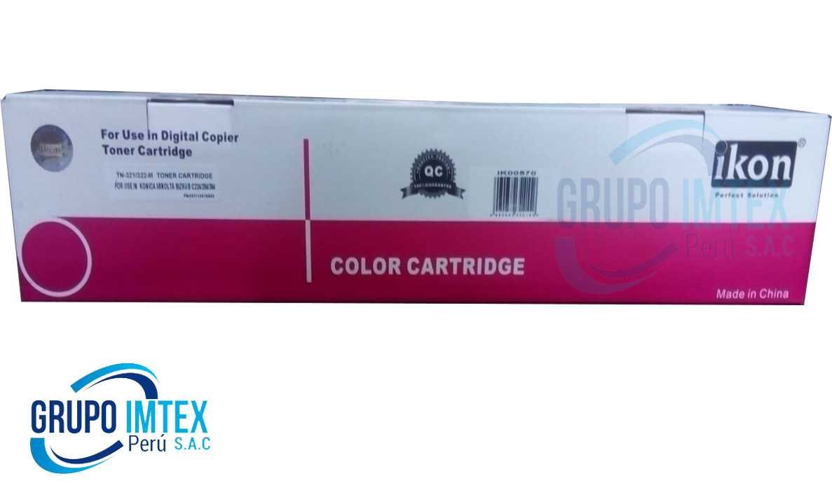 TONER COMPATIBLE KONICA MINOLTA BIZHUB C224/284/364 TN-321/322 NAGENTA