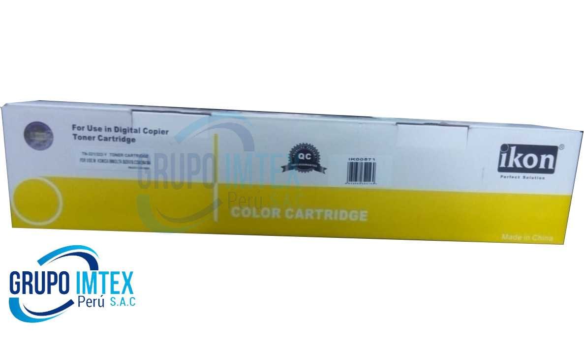 TONER COMPATIBLE KONICA MINOLTA BIZHUB C224/284/364 TN-321/322 YELLOW