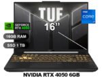 LAPTOP ASUS TUF GAMING FX607VU-RL091/ I7-13620H/ 16GB/ SSD1TB/ RTX4050-6GB/ 16/ FREE LAPTOP ASUS TUF GAMING FX607VU-RL091/ I7-13620H/ 16GB/ SSD1TB/ RTX4050-6GB/ 16/ FREE