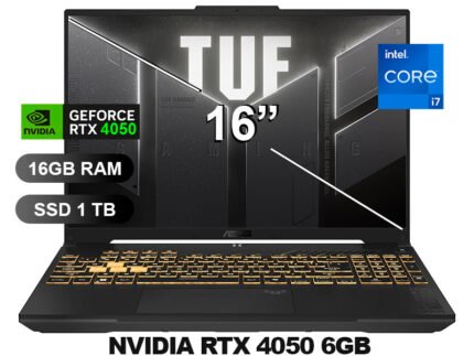 LAPTOP ASUS TUF GAMING FX607VU-RL091/ I7-13620H/ 16GB/ SSD1TB/ RTX4050-6GB/ 16/ FREE