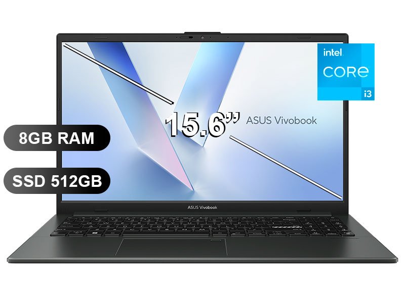 LAPTOP ASUS VIVOBOOK GO 15 E1504GA-NJ103 I3-N305/ 8GB/ SSD512GB/ 15.6/ FREE
