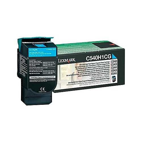 TONER LEXMARK C540H1CG CYAN