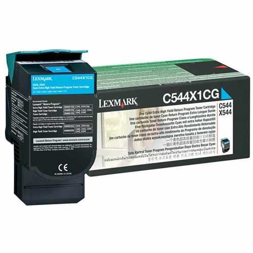 TONER LEXMARK C544X1CG CIAN