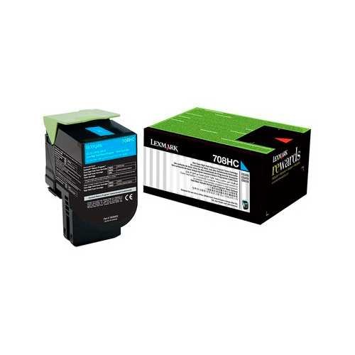 TONER LEXMARK 70C8XC0 CYAN (CS510DE) 4KPG