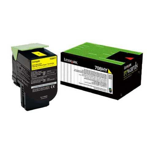 TONER LEXMARK 70C8XY0 YELLOW (CS510DE) 4KPG