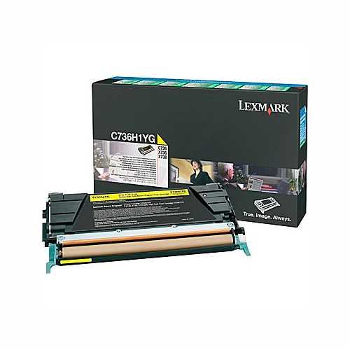 TONER LEXMARK C736H1YG