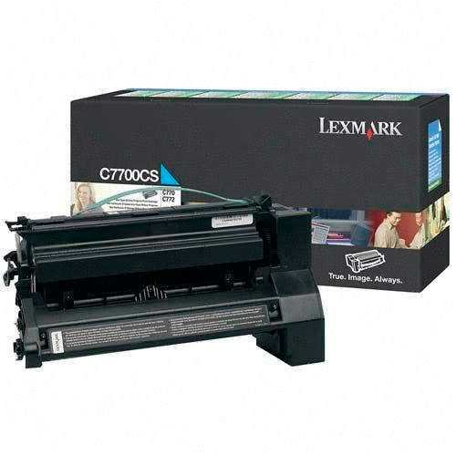 TONER LEXMARK C7700CS CYAN (LIQUIDACION)