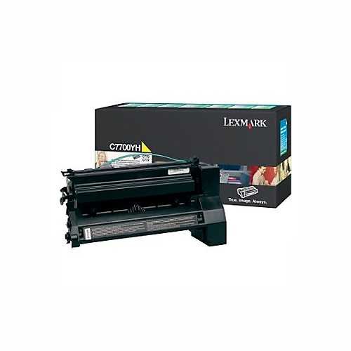 TONER LEXMARK C7700YH YELLOW