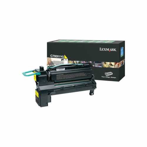 TONER LEXMARK C792X1YG YELLOW