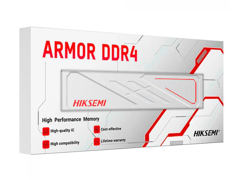 MEMORIA HIKSEMI 16GB ARMOR DDR4 3200MHZ WHITE HSC46U32E2_16G