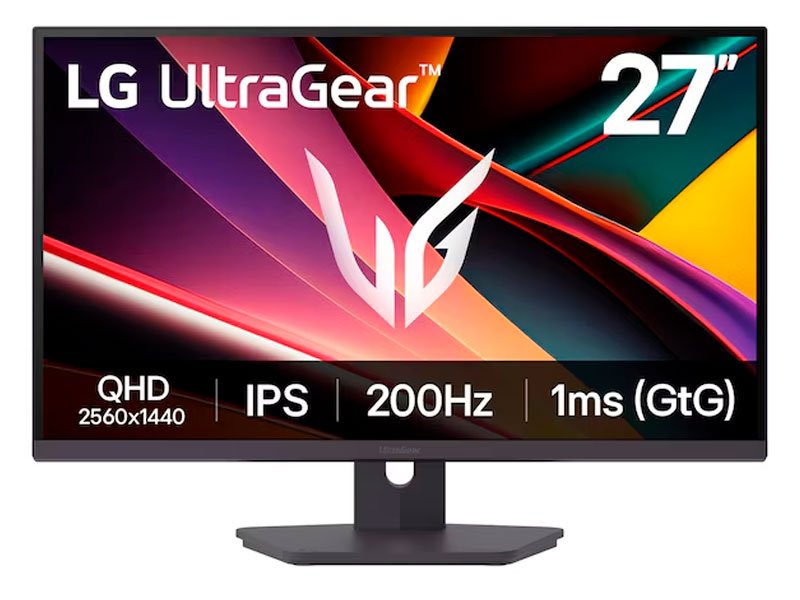 MONITOR LG GAMING 27G610A-B UltraGear G6/ QHD/ 200HZ/ 1MS/ HDMI/ DP/ 27 pulgadas
