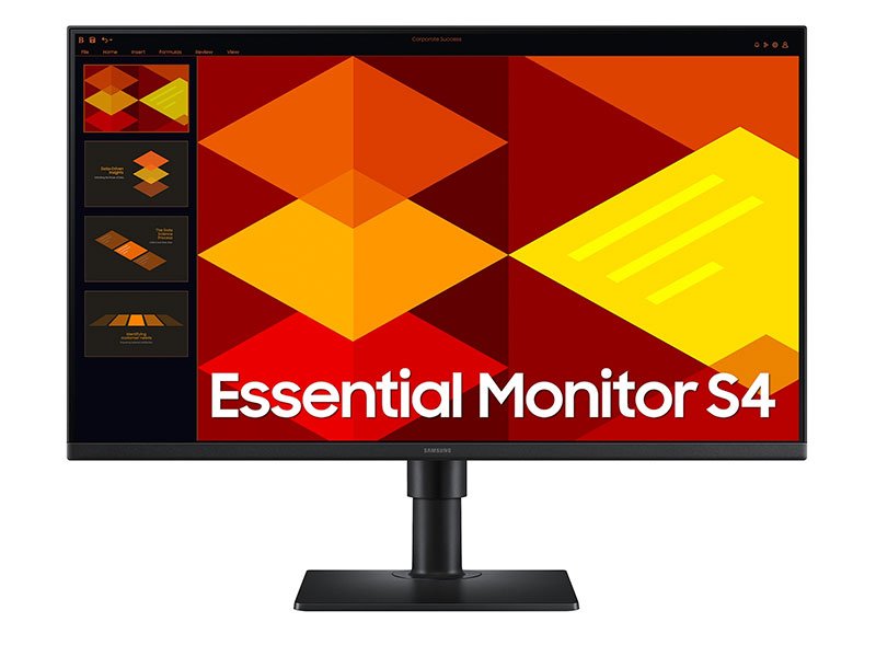 MONITOR SAMSUNG S27D400GALXPE/ ESSENTIAL/ S4/ 100MHZ/ FHD/ IPS/ HDMI/ PIVOT/ 27 pulgadas