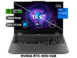 LAPTOP LENOVO LOQ 15IRX9 I7-13650HX 16GB/ SS512GB/ RTX4050 6GB/ FREE/ 15.6/ 83DV00FKLM LAPTOP LENOVO LOQ 15IRX9 I7-13650HX 16GB/ SS512GB/ RTX4050 6GB/ FREE/ 15.6/ 83DV00FKLM