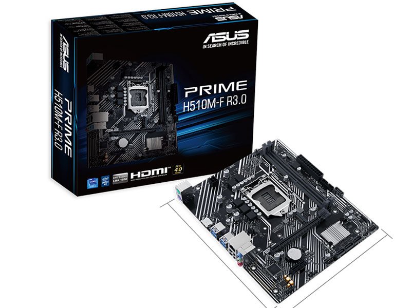 PLACA ASUS PRIME H510M-F R3.0  LGA1200 DDR4 S/V/L