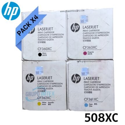 Pack Toner Hp 508XC Laserjet M552Dn, M553Dh, M553Dn
