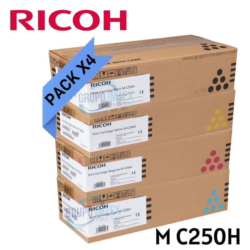 Pack Toner Ricoh M C250H Original  M C250Fw, P C301W, M C251Fw