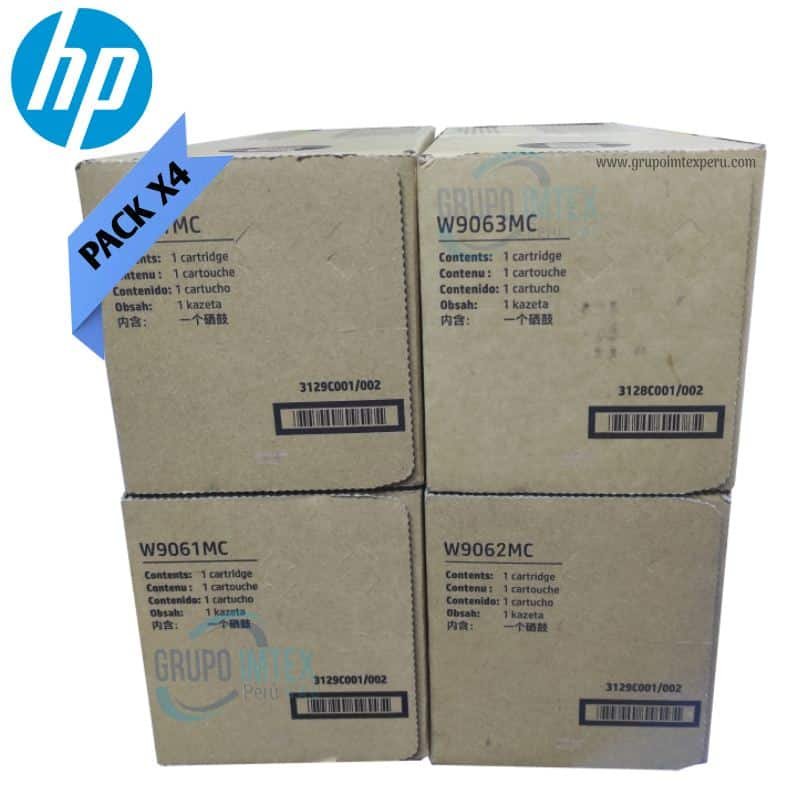 Pack 4 toner Hp Laserjet E55040, Mfp E57540, Flow Mfp E57540