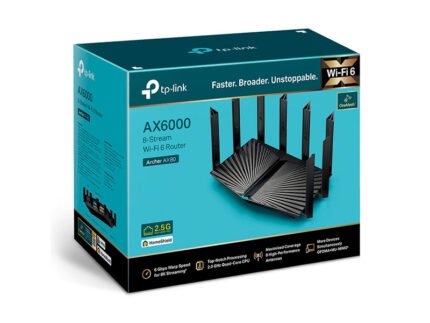 ROUTER TP-LINK AX80  ARCHER AX6000 8-STREAM WIFI 6