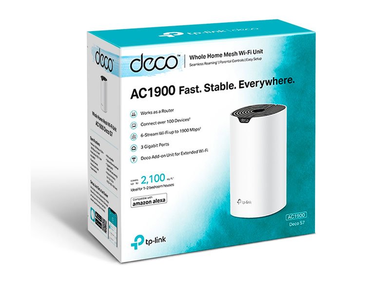 ROUTER TP-LINK DECO S7-1 MESH AC1900 WIRELESS