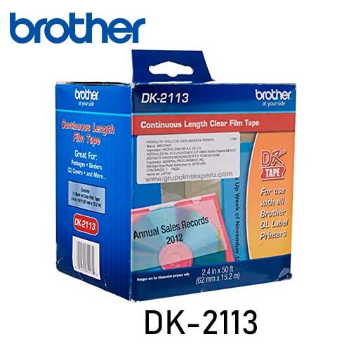 Rollo Continuo Brother Dk-2113 Negro / Claro 2-3 / 7