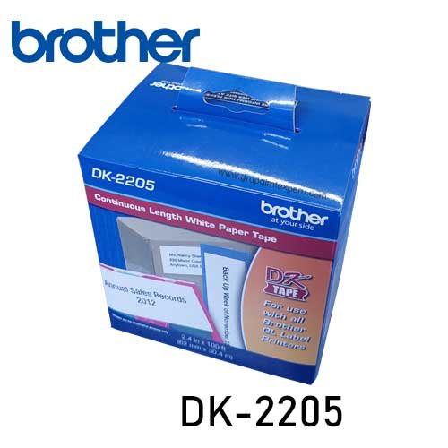 Rollo Continuo Brother Dk-2205 Ql-800 Ql-810W Ql-820Nbw Ql-1060N,