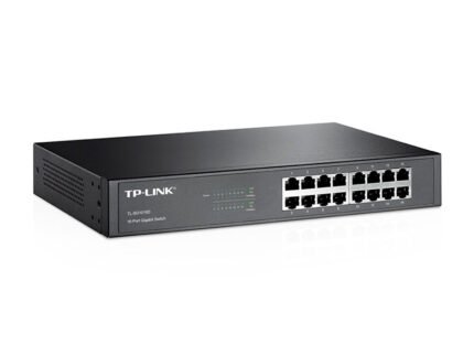 SWITCH TP-LINK 16PORT 10/100/1000 GIBABIT TL-SG1016D METALICO RACKMOUNT - Imagen 2