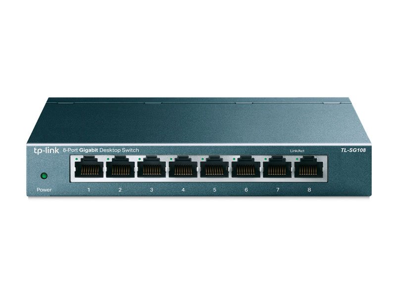 SWITCH TP-LINK TL-SG108  GIGABIT 8PTOS