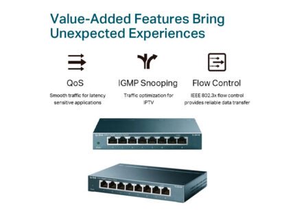 SWITCH TP-LINK TL-SG108  GIGABIT 8PTOS - Imagen 4