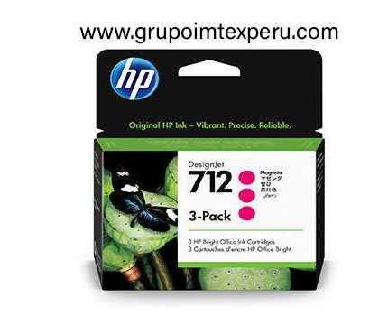 TINTA HP 712A MAGENTA 3ED78A  3 PACK