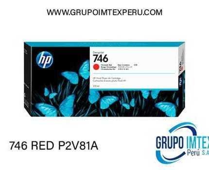 TINTA HP 746 P2V81A 300ML chromatic red