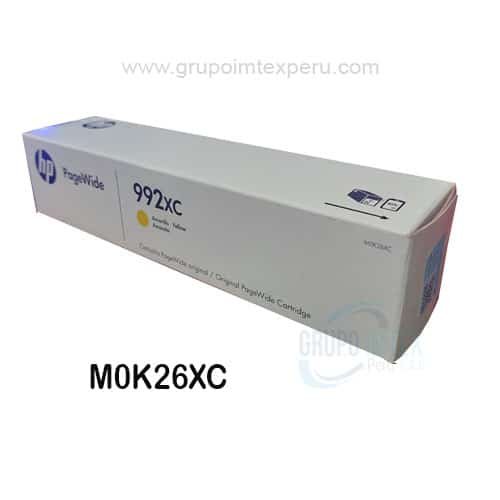 TINTA HP 992XC  YELLOW M0K26XC  WideP77440dN