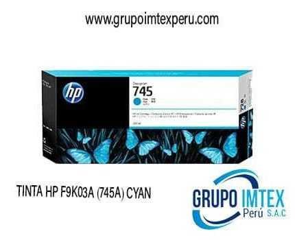 TINTA HP F9K03A 745A 300ML CYAN